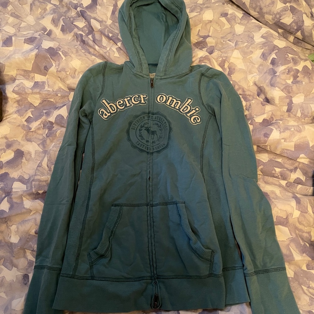 Abercrombie & Fitch Teal Hoodie